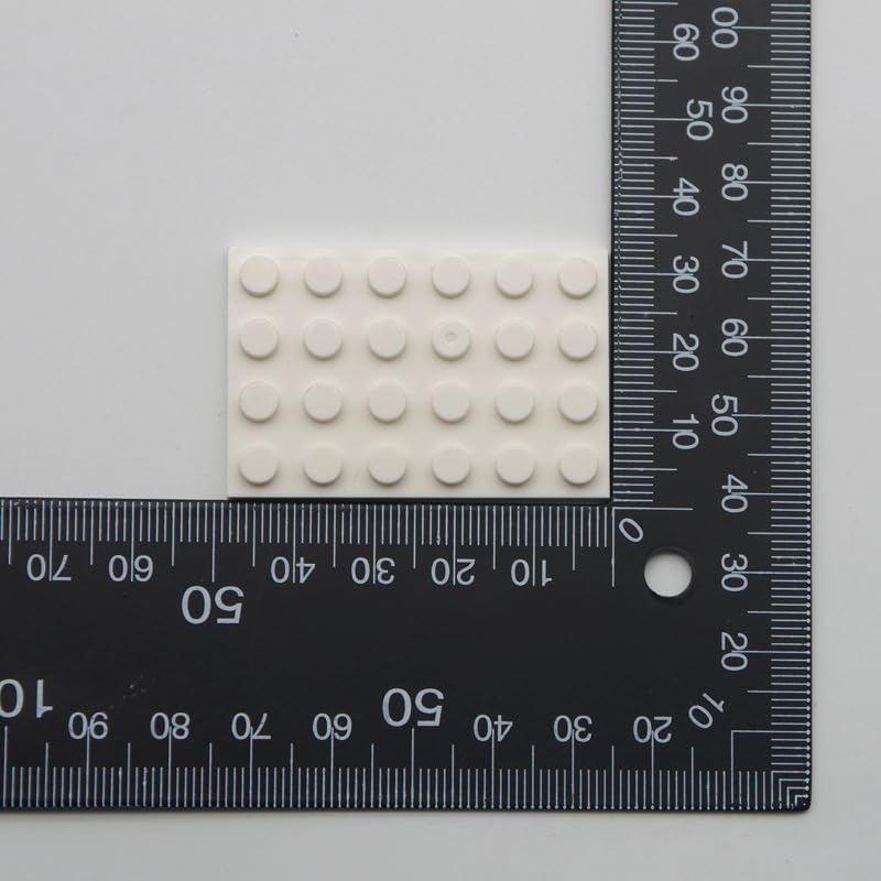 Placas amarillas clásicas a granel, placa amarilla de 4 x 6, placas de construcción planas de 20 piezas, compatibles con piezas y piezas de Lego 4 x