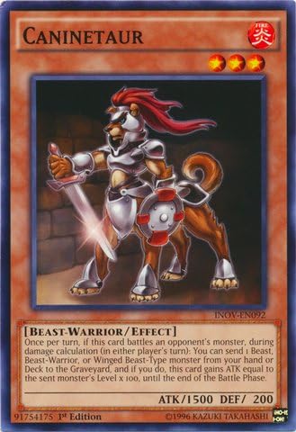 Yu-Gi-Oh! – Caninetaur (INOV-EN092) – Invasión Venganza – 1 Edición – Común