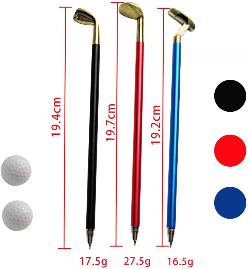 Regalos de bolígrafo de golf para hombres, mujeres y adultos, rellenos únicos de calcetines de Navidad, papá, jefe, compañeros de trabajo, él,