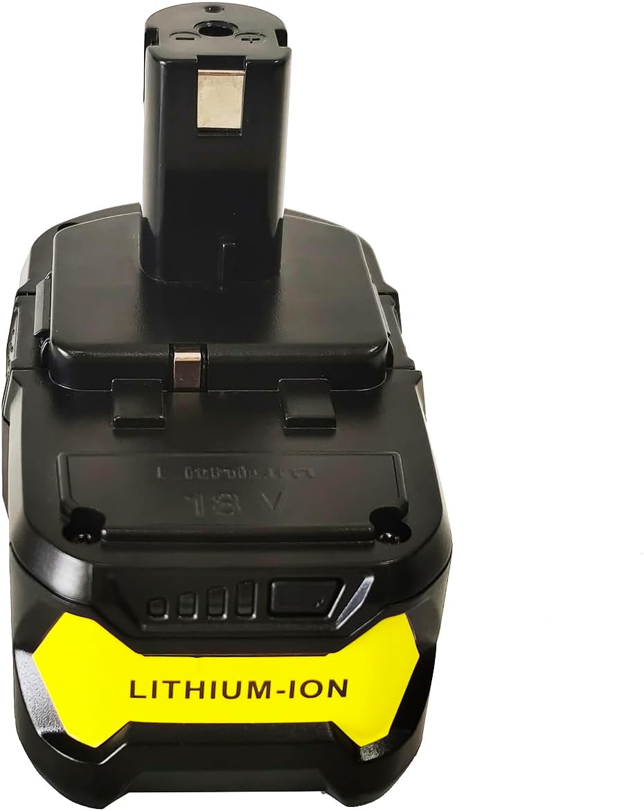 QCZRED Batería P108 de 18 V 5000 mAh y cargador P117 para Ryobi 18 V P102 P103 P104 P105 P107 P109 batería de litio para herramientas Ryobi de 18