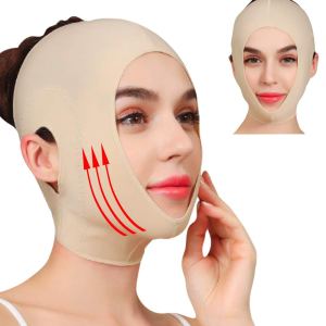 Correa de adelgazamiento de barbilla reutilizable, cinta de elevación facial, máscara facial de elevación de línea V, reductor de barbilla doble, Correa de adelgazamiento de barbilla reutilizable, cinta de elevación facial, máscara facial de elevación de línea V, reductor de barbilla doble,