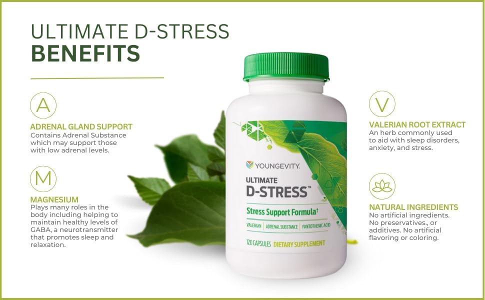 Youngevity SUPRALIFE D Stress – 120 Cápsulas