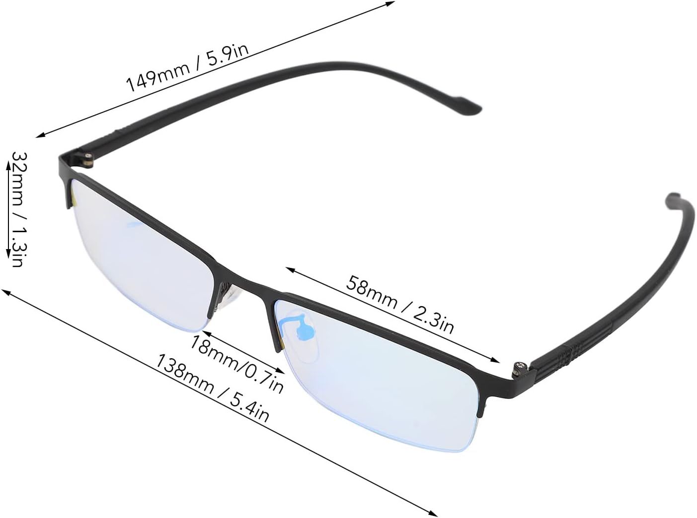Lentes daltónicos con deficiencia de color, de alta transmisión, flexibles y duraderos, adecuados para diversas formas de cara para hombres y mujeres