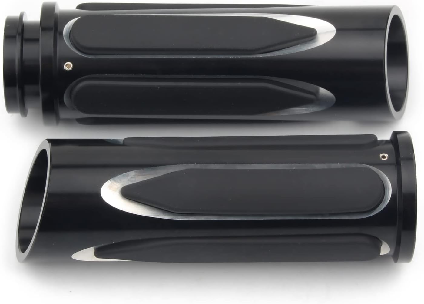 Empuñaduras electrónicas para manillar de motocicleta de 1 pulgada y 0.984 in para Harley Touring Electra Glide Street Glide Road King Road Glide