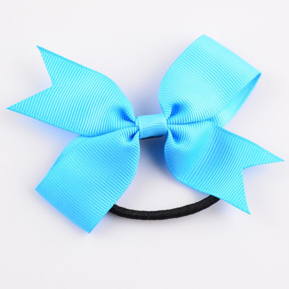 FRCOLOR Lazos para el pelo de 16 piezas para niñas, accesorios para el cabello para bebés, lazos elásticos de goma para el cabello para bebés,