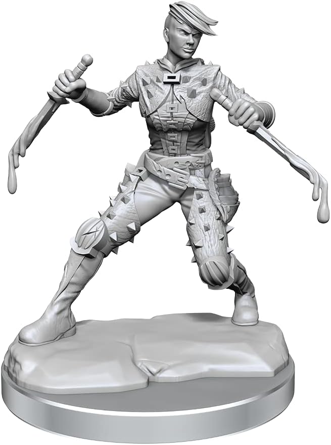 D&D Frameworks Human Rogue Female – Sin pintar y sin ensamblar