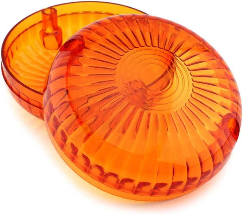 GZYF 2 piezas ámbar de luz de señal de giro cubierta indicador cubiertas biseles reemplazo para Yamaha V Star 650 1100 Royal Star Vmax Maxim Virago