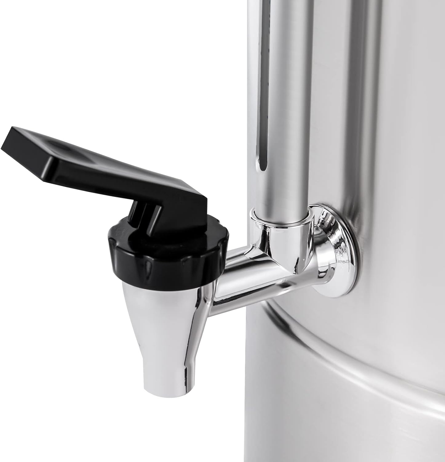 Urna de café comercial de acero inoxidable, dispensador de café de preparación rápida, dispensador de bebidas calientes, urna de agua caliente para