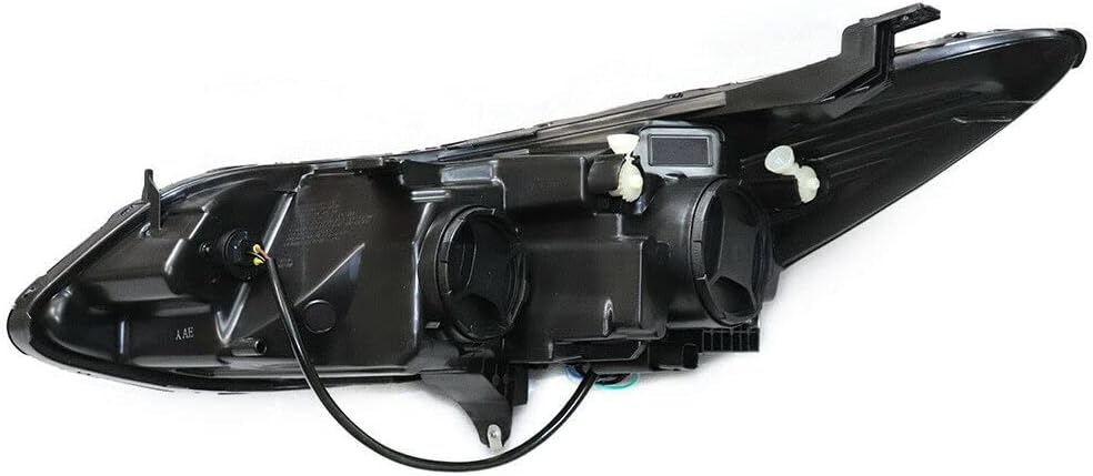 Fetcoi Faros delanteros halógenos, faros delanteros derecho derecho del pasajero, compatible con Chevy Cruze 2016 2017 2018 2019