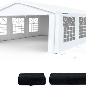Quictent Tienda de campaña de fiesta de 13 x 20 pulgadas, refugio de eventos de boda resistente, para jardÃn, glorieta, cochera, garaje portátil con Quictent Tienda de campaña de fiesta de 13 x 20 pulgadas, refugio de eventos de boda resistente, para jardÃn, glorieta, cochera, garaje portátil con