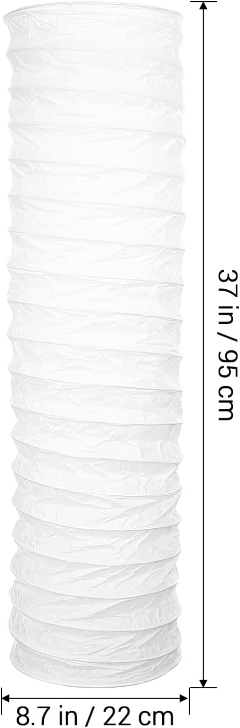 Abaodam Pantalla de lámpara de pie de papel, cubierta de lámpara de pie de papel, cubierta de lámpara de pie, bombilla, jaula de guardia, linterna