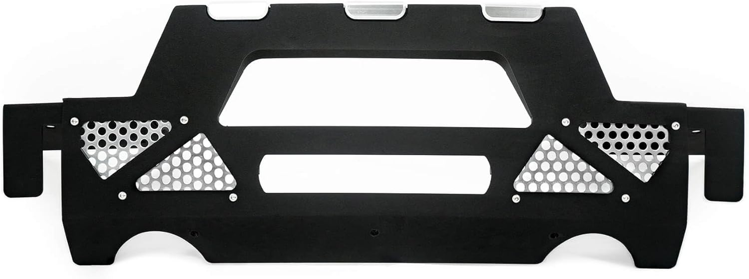 DV8 Offroad  FBJL-02  Parachoques delantero para Wrangler JL 18-22 y Gladiator JT 20-22  Perfil rechoncho  Capaz de cabrestante  Recortes