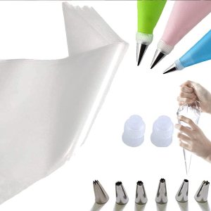 Bolsas grandes para decoración de pasteles, bolsa de pastelería de 16 pulgadas, bolsa de pastelería desechable, juego de bolsas de pastelería para Bolsas grandes para decoración de pasteles, bolsa de pastelería de 16 pulgadas, bolsa de pastelería desechable, juego de bolsas de pastelería para