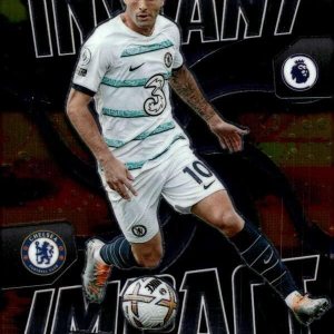 2022-23 PANINI PRIZM PREMEIR LEAGUE INSTANT IMPACT #8 CHRISTIAN PULISIC CHELSEA FC SOCCER OFFICIAL TRADING CARD OF THE PRO 2022-23 PANINI PRIZM PREMEIR LEAGUE INSTANT IMPACT #8 CHRISTIAN PULISIC CHELSEA FC SOCCER OFFICIAL TRADING CARD OF THE PRO
