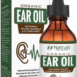 Aceite orgánico de oído para infecciones de oído  Gotas naturales para el dolor de oído, eliminación de orejas de nadador y cera  Remedio para el Aceite orgánico de oído para infecciones de oído  Gotas naturales para el dolor de oído, eliminación de orejas de nadador y cera  Remedio para el