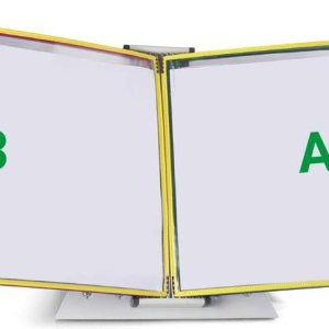 Tarifold Sistema de referencia de escritorio, 10 bolsillos, capacidad de tamaño A3, paisaje, varios colores (D291A3LAN) Tarifold Sistema de referencia de escritorio, 10 bolsillos, capacidad de tamaño A3, paisaje, varios colores (D291A3LAN)