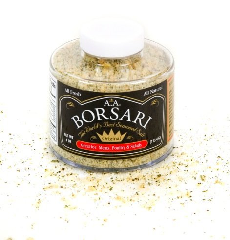 Borsari Combo de sal sazonada, condimentos salados y originales multiusos multiusos, mezclas de sal marina gourmet con hierbas y especias, sin