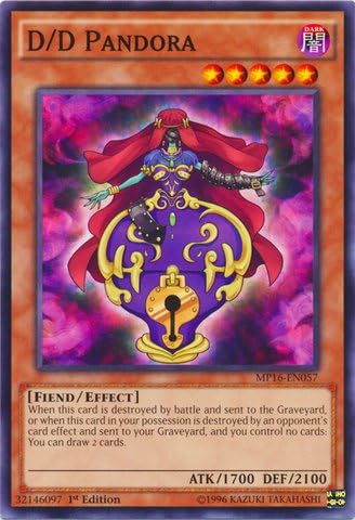 Yu-Gi-Oh.DD Pandora (mp16-en057)Mega Pack 20161st editioncomún