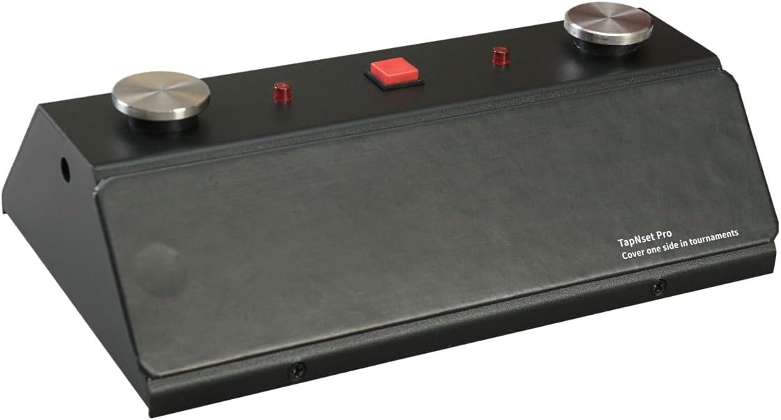 Torneo Profesional TapNset-Pro Reloj de Ajedrez Negro – Caja de Metal