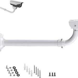 WiTi Soporte de montaje extensible sólido en J para cámaras de vigilancia de seguridad, soporte de montaje ajustable de pared y techo de 40CM-60CM WiTi Soporte de montaje extensible sólido en J para cámaras de vigilancia de seguridad, soporte de montaje ajustable de pared y techo de 40CM-60CM