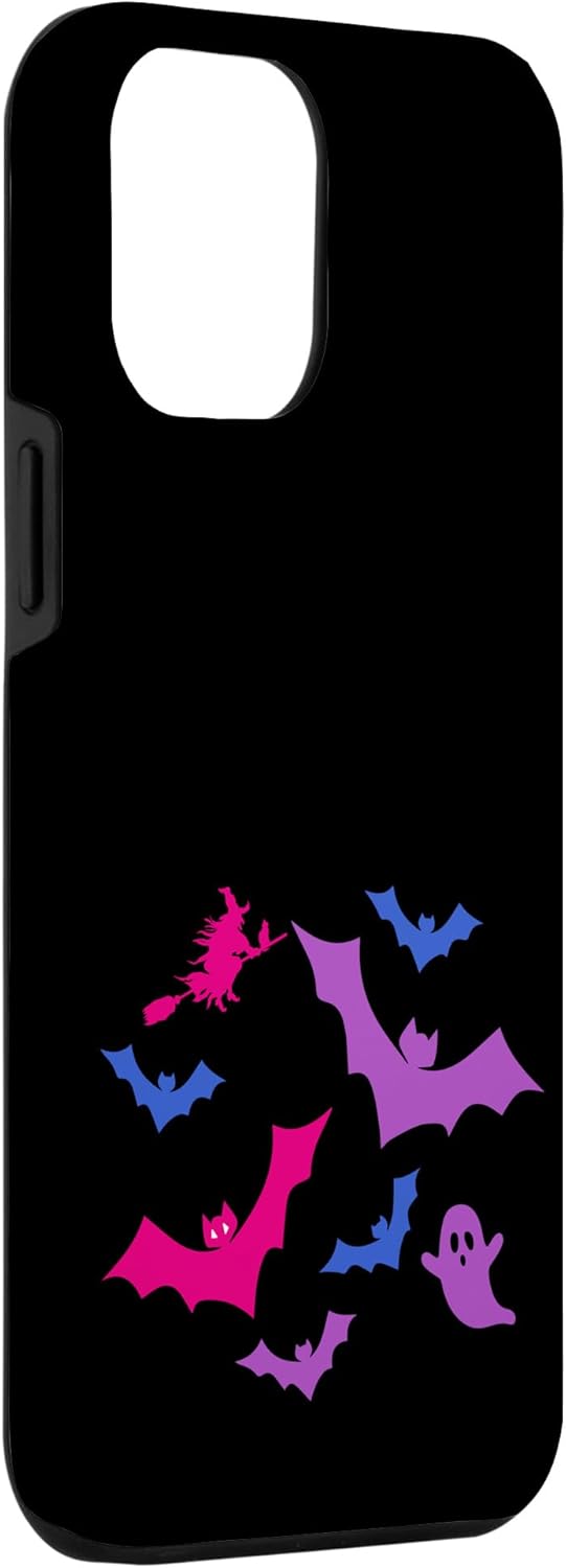 Funda para iPhone 13 Pro Max Bi Pride Halloween Sutil Bisexual LGBTQ Otoño Otoño Otoño