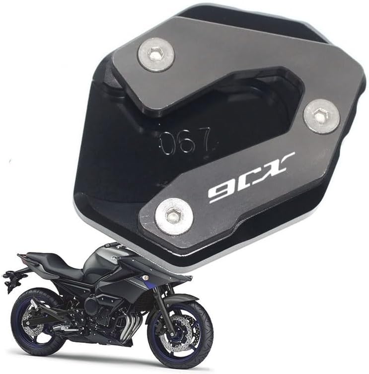 Soporte lateral para motocicleta, soporte lateral de motocicleta, placa de extensión para Ya&ma&ha XJ6 XJ6F XJ6N Diversion 2009-2015 (color  6)