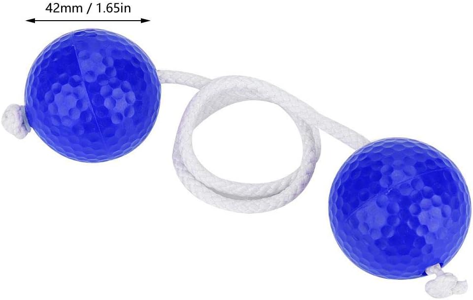 Dioche pelotas de escalera, 3 pares de pelotas de golf, bolas de repuesto para bolas deportivas, 2 colores