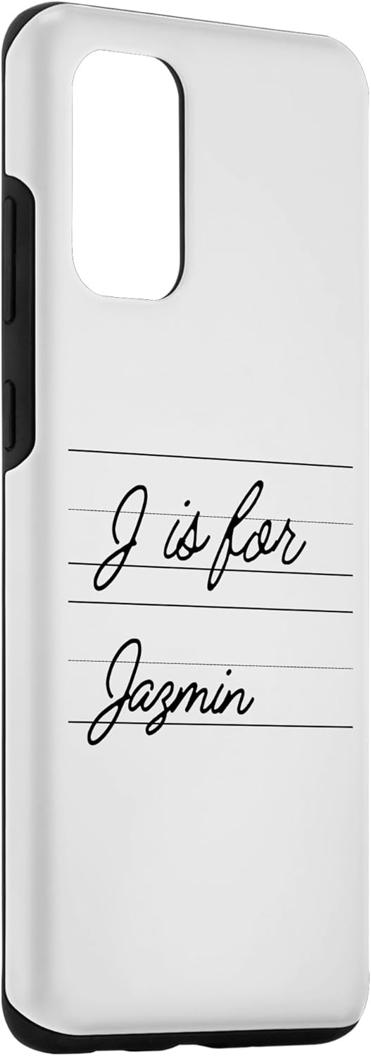 Galaxy S20+ Personalized J is for Jazmin Name Student Kindergarten Girl Case
