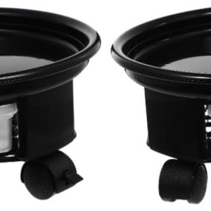 YARNOW 2 bandejas para macetas para plantas, macetas para plantas al aire libre, carros con ruedas, soporte para macetas resistente, estante rodante YARNOW 2 bandejas para macetas para plantas, macetas para plantas al aire libre, carros con ruedas, soporte para macetas resistente, estante rodante