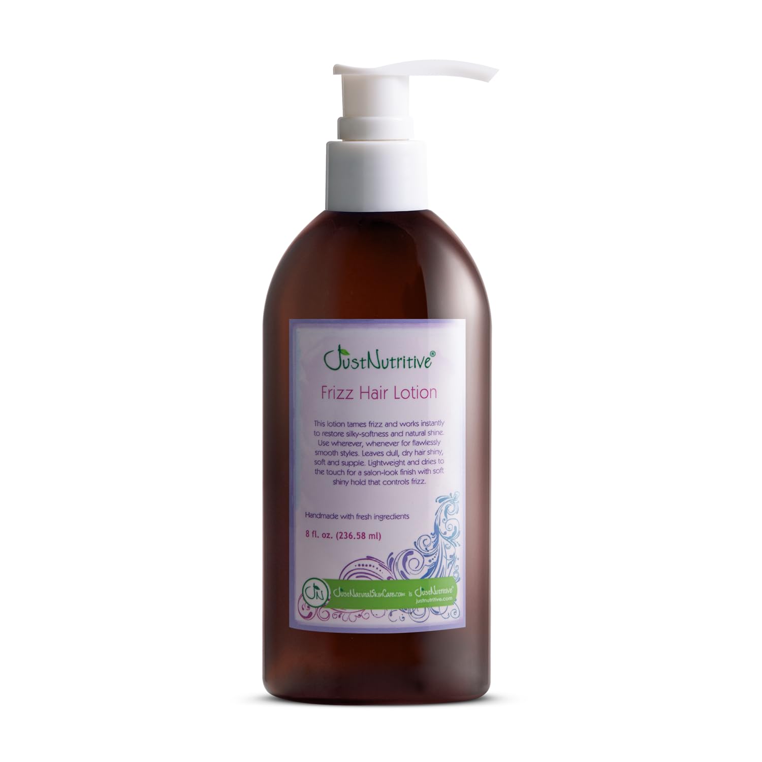 Just Nutritive Loción capilar encrespamiento  Tratamiento de domesticación Flyaway  Loción capilar natural antiencrespamiento para hombres y mujeres