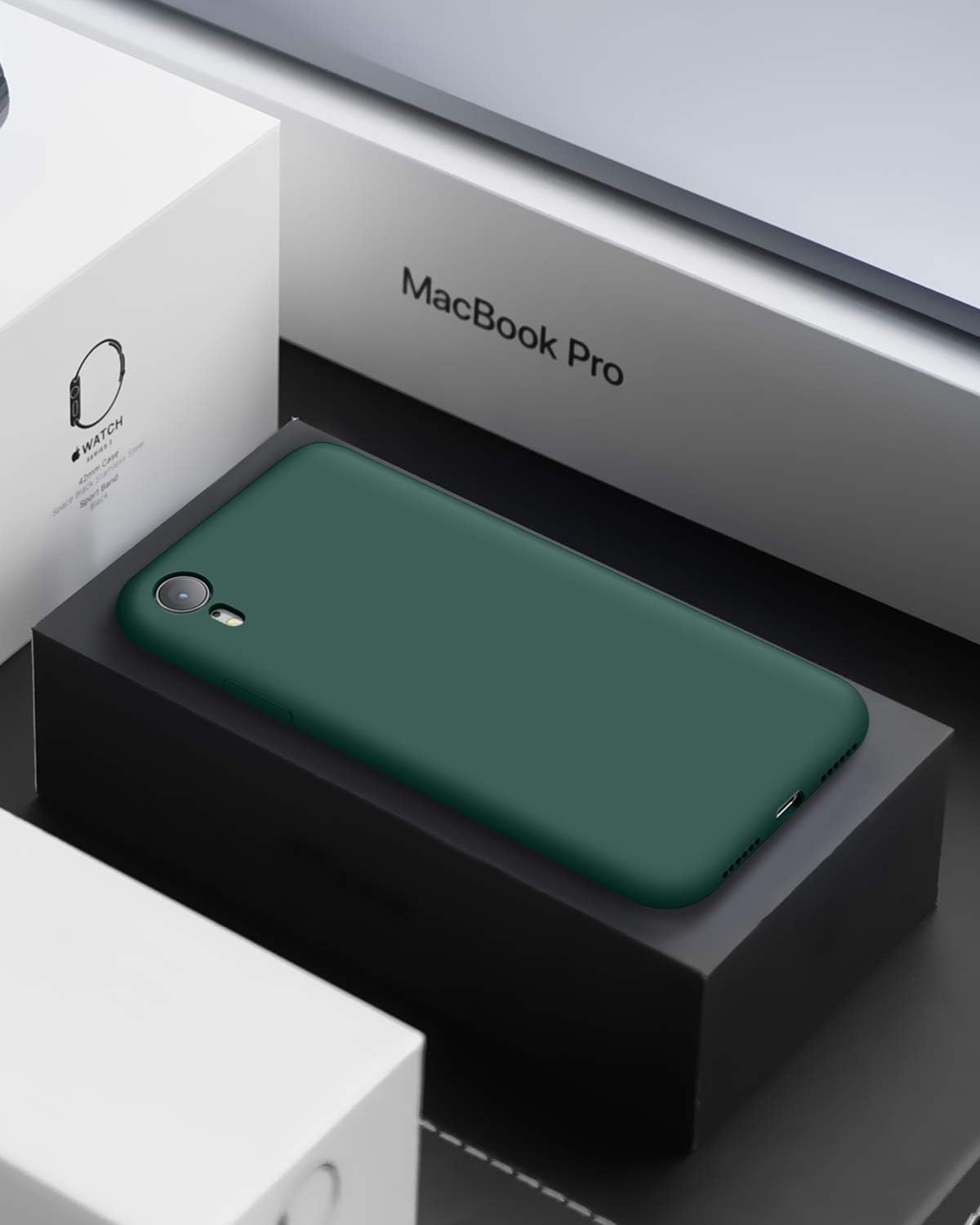 DTTO – Carcasa de silicona compatible con iPhone XR (serie Romance) con protección híbrida para iPhone XR de 6,1 pulgadas  15.49 cm.