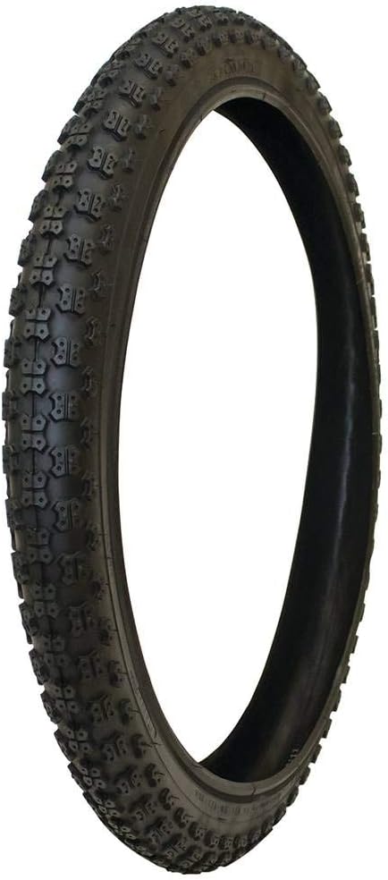 Stens Neumático 160-347 Capacidad de carga máxima de 150, 40 PSI máximo, 2 capas, tamaño de neumático 20×2.125, banda de rodadura de perno, tipo de