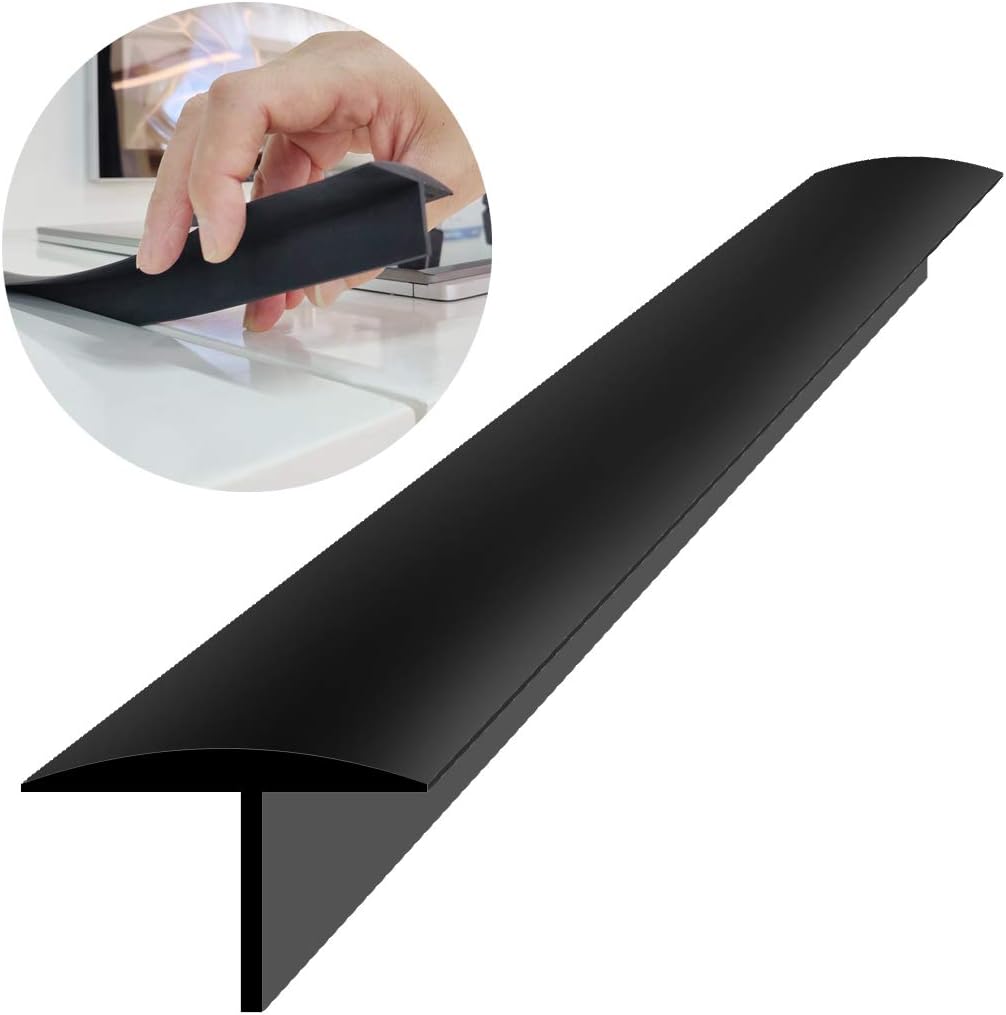 Cubierta de silicona para encimera de estufa, 30 pulgadas (para espacio de 0.18 a 0.98 pulgadas), relleno extra largo de cocina, pesado de 10 onzas,