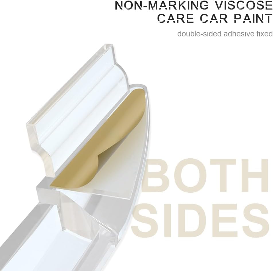 4 tiras de parachoques para puerta de automóvil, protectores de borde de puerta de automóvil, protector autoadhesivo para puerta de automóvil,