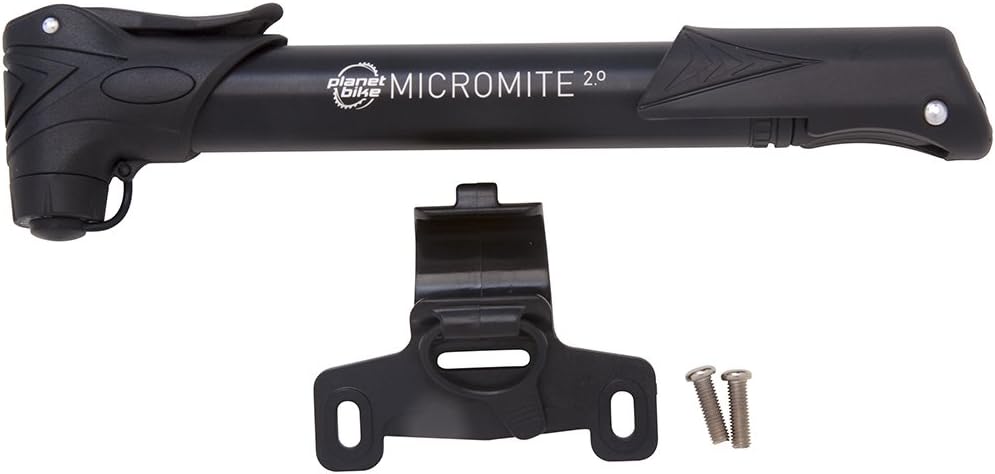 Planet Bike Micromite 2.0 mini bomba de bicicleta, Negro