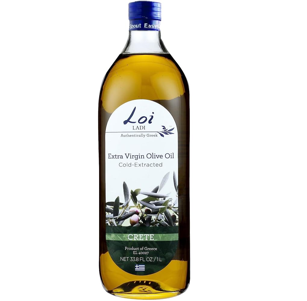 Loi Ladi – Aceite de oliva virgen extra de Creta, Grecia por la chef Maria Loi, auténtico y sin filtrar, 33.8 onzas líquidas