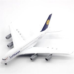 Scale Airplane Model 1400 for Lufthansa Airbus A380 Aircraft Model Alloy Finished Aircraft Model Scale Airplane Model Exquisite Collection Gift Scale Airplane Model 1400 for Lufthansa Airbus A380 Aircraft Model Alloy Finished Aircraft Model Scale Airplane Model Exquisite Collection Gift
