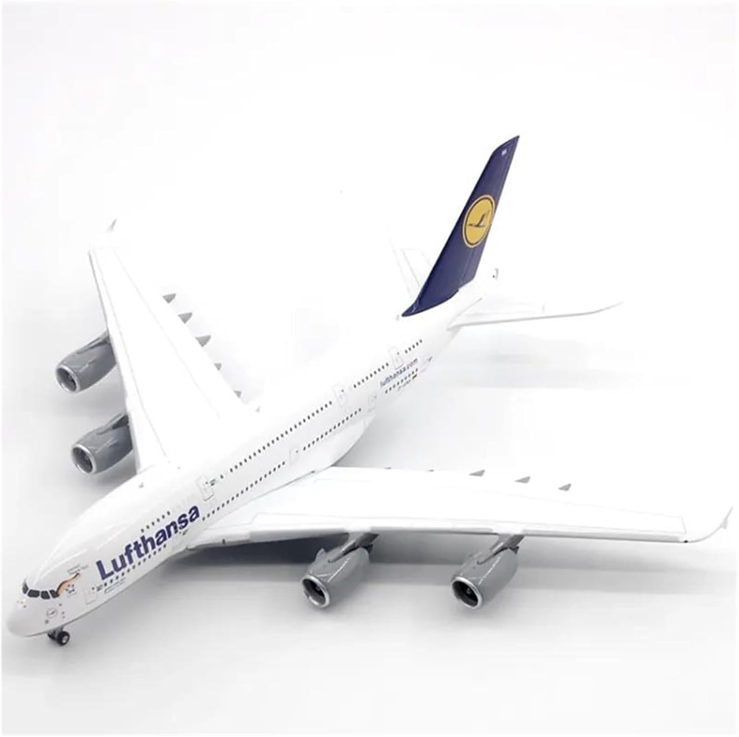 Scale Airplane Model 1400 for Lufthansa Airbus A380 Aircraft Model Alloy Finished Aircraft Model Scale Airplane Model Exquisite Collection Gift