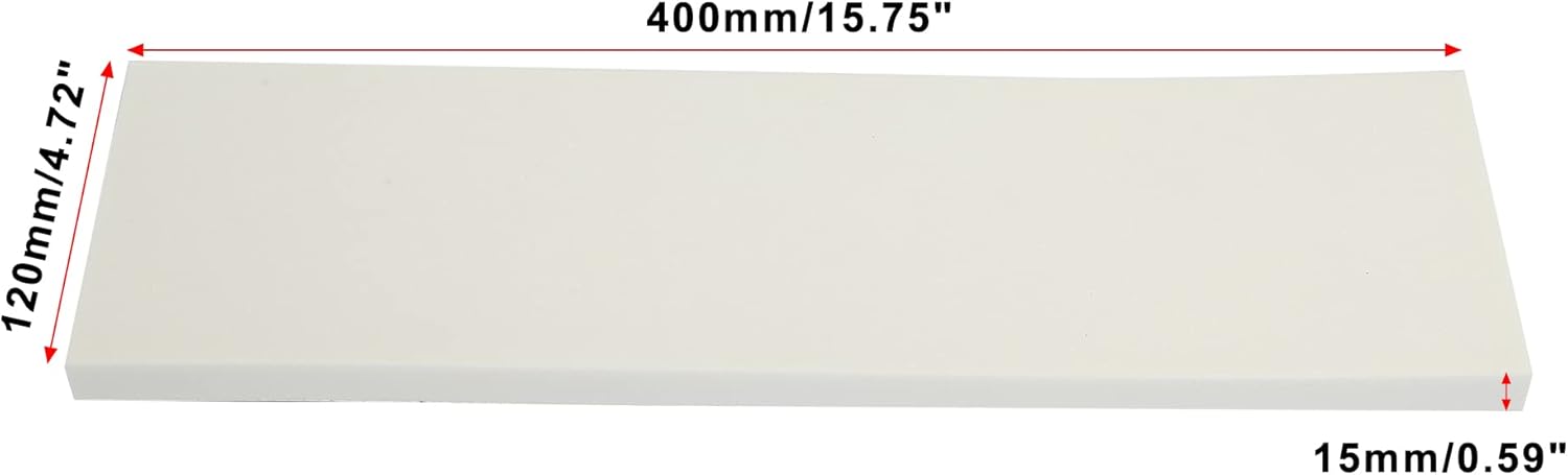 X AUTOHAUX 15.748 x 4.724 x 0.591in, 4 unidades, protector de pared para automóvil, garaje, puerta, anticolisión, impermeable, color blanco