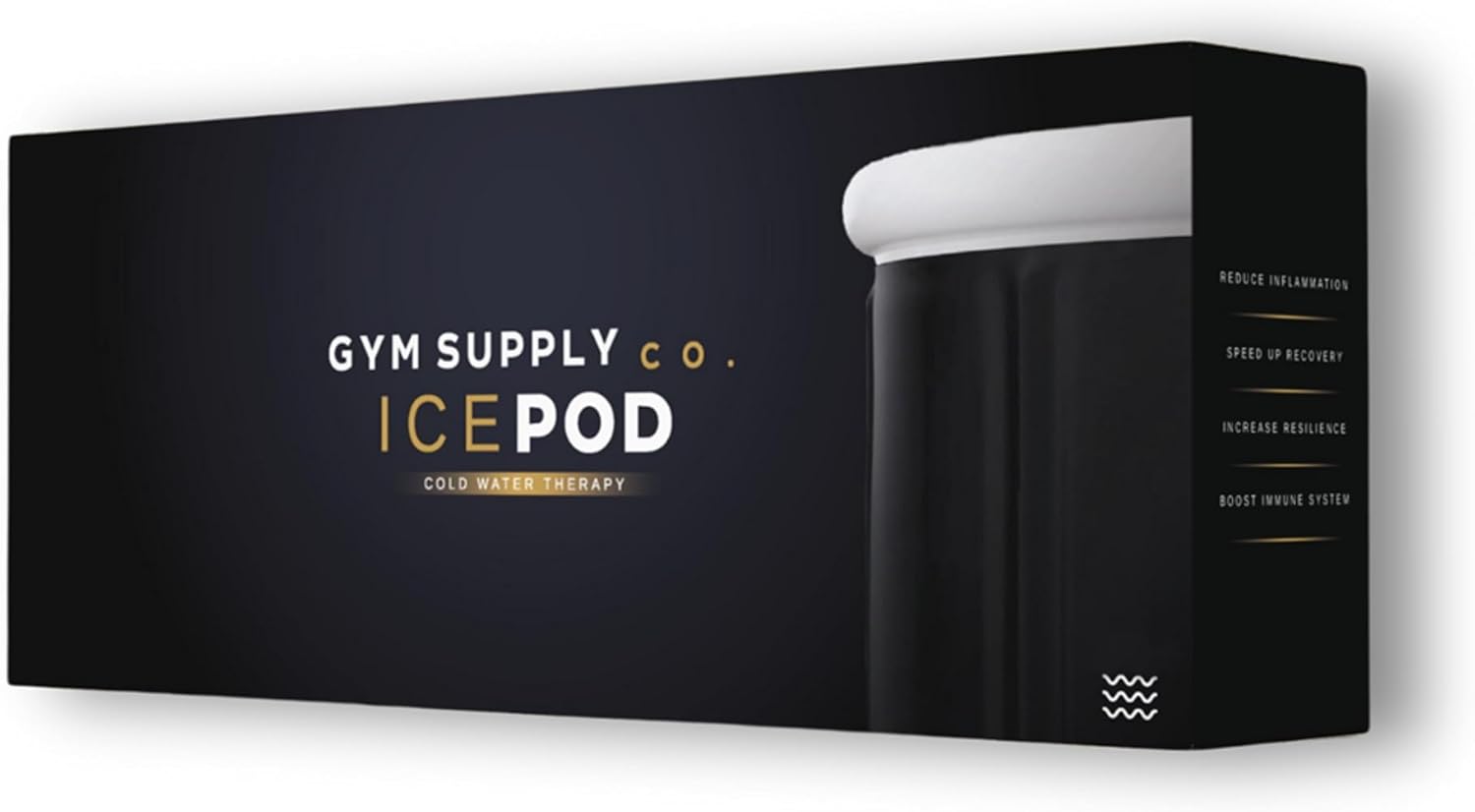 Bañera fría con tapa, baño de hielo portátil grande para atletas, múltiples capas de 106 galones, bañera inflable de hielo para adultos, baños de