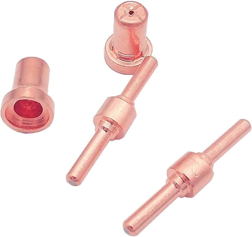 Consumibles de cortador de plasma se adapta a CUT40 CUT50 con antorcha cortador de plasma PT31 LG40 para RBC-400045005000D 40 PCS electrodo de