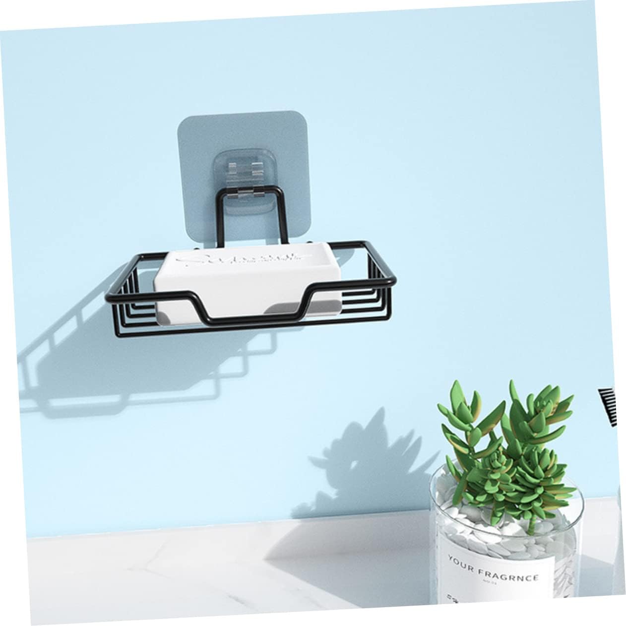 Caja de acero inoxidable Jabonera Titular de jabón de cocina Soporte de jabón de succión al vacío Caja de jabón de baño Jabonera Fregadero Soporte