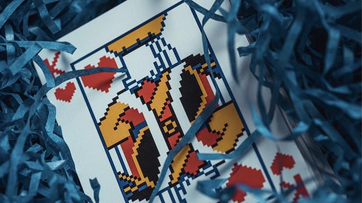 MJM Surprise Deck V5 (azul) naipes por Bacon Playing Card Company
