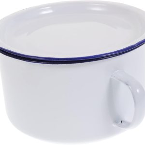 Toddmomy Tazón de fideos esmaltados Recipiente de pasta Cuenca de esmalte Cuenco de manteca de cerdo Tazón de agua de esmalte Tazón de sopa Toddmomy Tazón de fideos esmaltados Recipiente de pasta Cuenca de esmalte Cuenco de manteca de cerdo Tazón de agua de esmalte Tazón de sopa