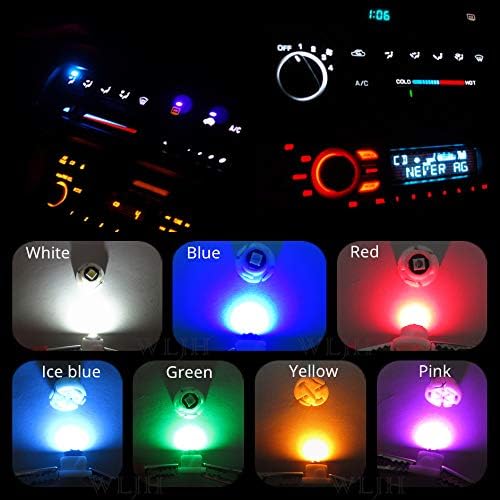 WLJH Lámpara LED azul superbrillante para reloj 35505-S84-N01, repuesto para Honda Accord 1998 a 2002, Honda Odyssey 1999 a 2004, paquete de 5