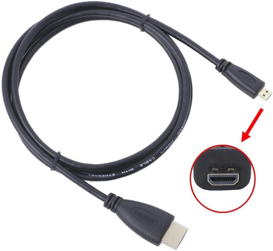 Cable Micro HDMI HDTV Audio Video AV Cable para Dragon Touch Elite R97 X R97X 9.7 ” Full HD Google Android Tablet PC