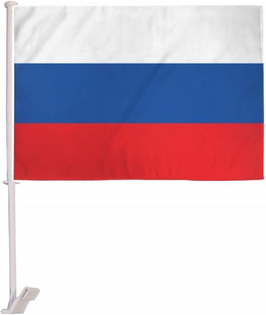 Premium 12×18 Lot of 12 (Dozen) Russian Federation Car Vehicle 12″x18″ Flag