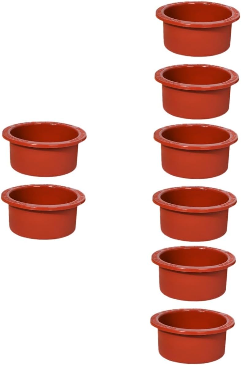 8 Pcs Baking Silicone Mold Brownie Molds Cheese Cake Pans Cheese Cake Molds Pan Cake Moulds Silicone Parchment Paper Pudding Mold Tart Molds Non