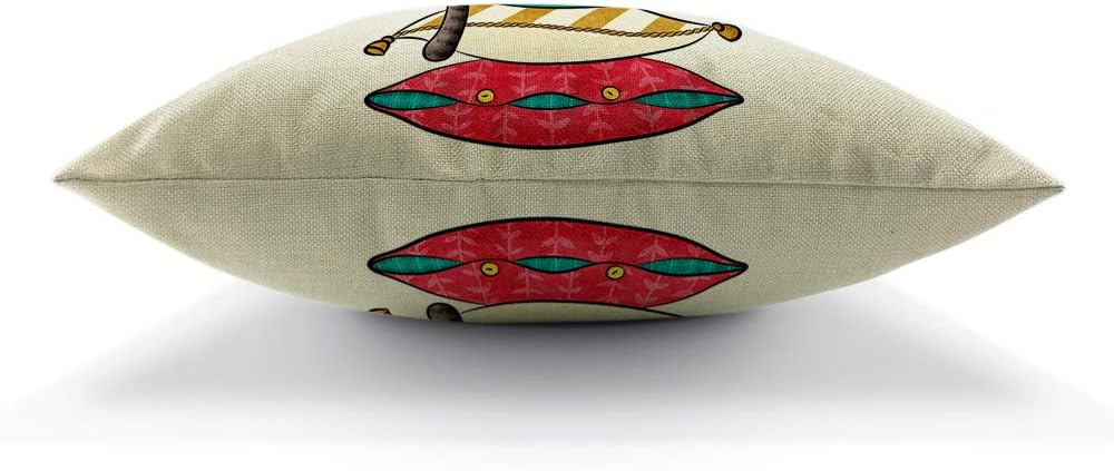 EKOBLA Funda de almohada con texto en inglés “I Meow You” con diseño de gato en acuarela, almohadas coloridas, adorables cachorros, fundas de