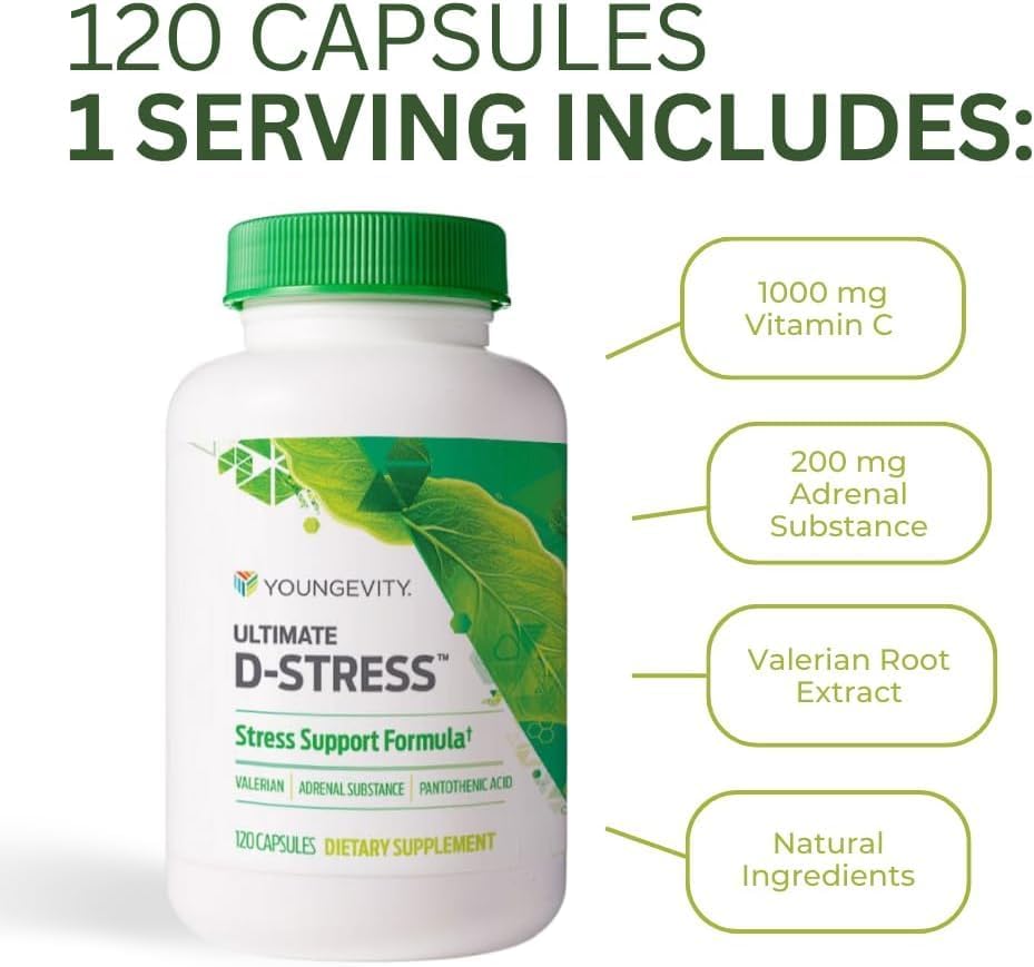 Youngevity SUPRALIFE D Stress – 120 Cápsulas
